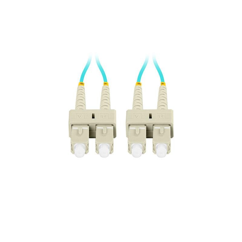 Patchcord światłowodowy Lanberg MM SC/UPC-SC/UPC DUPLEX 3.0mm OM3 50/125
