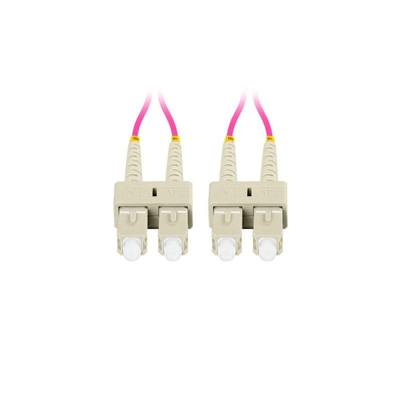 Patchcord światłowodowy Lanberg MM SC/UPC-SC/UPC DUPLEX 3.0mm OM4 50/125