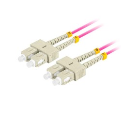 Patchcord światłowodowy Lanberg MM SC/UPC-SC/UPC DUPLEX 3.0mm OM4 50/125