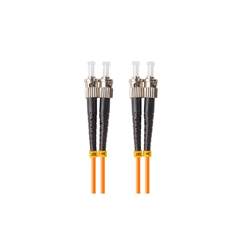 Patchcord światłowodowy Lanberg MM ST/UPC-ST/UPC DUPLEX 3.0MM OM2 50/125