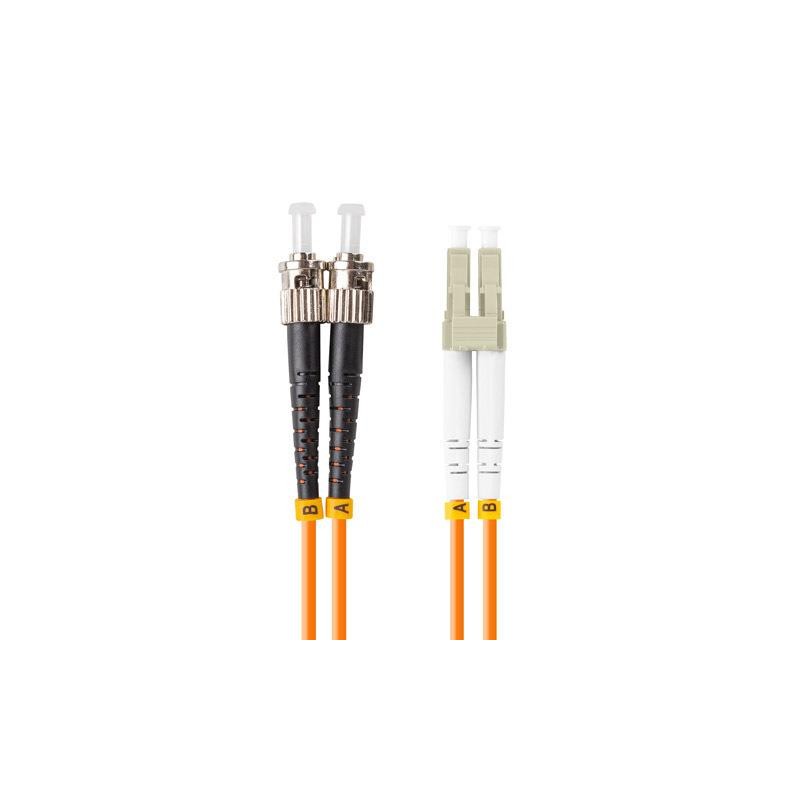 Patchcord światłowodowy Lanberg MM ST/UPC-LC/UPC DUPLEX 3.0MM OM2 50/125