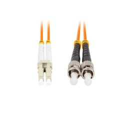 Patchcord światłowodowy Lanberg MM ST/UPC-LC/UPC DUPLEX 3.0MM OM2 50/125