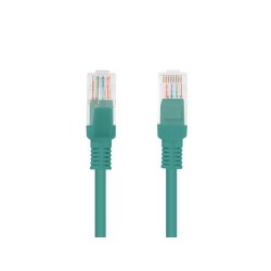 Patchcord kat. 5E UTP 0,25 m zielony — PCU5-10CC-0025-G