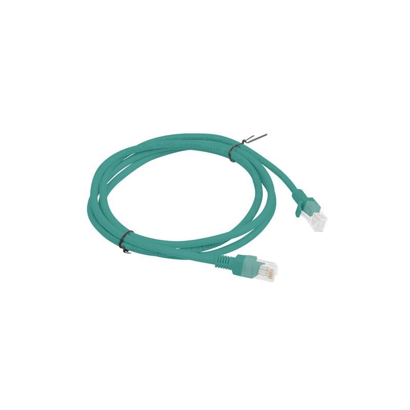 Patchcord kat. 5E UTP 1,5 m zielony — PCU5-10CC-0150-G