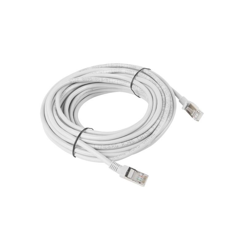 Patchcord kat. 5e UTP 10 m szary PCU5-10CC-1000-S | PartsPC