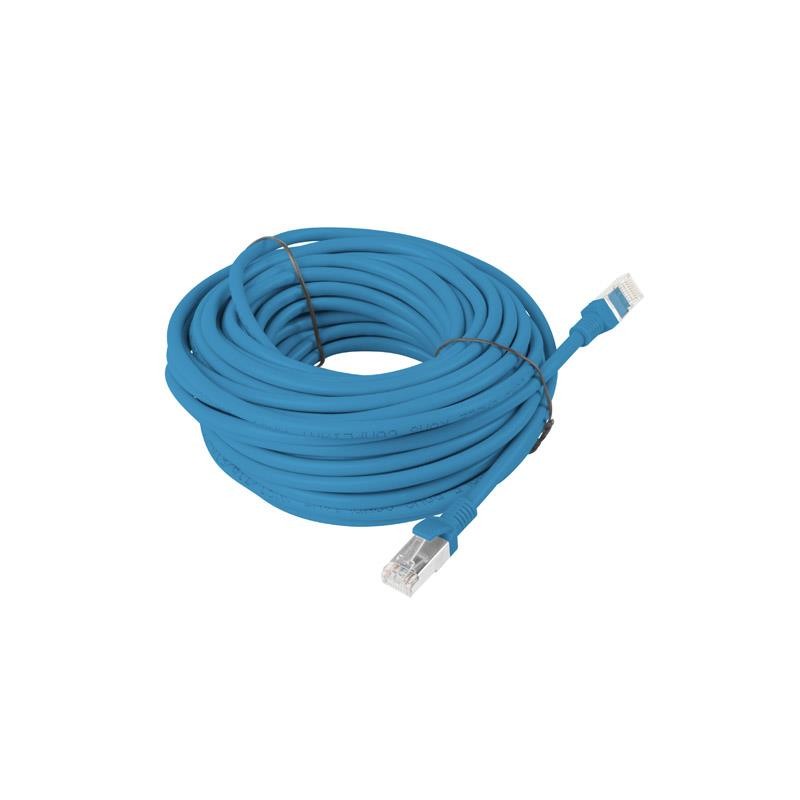 Patchcord Lanberg UTP kat.5e 15m niebieski | PartsPC.pl