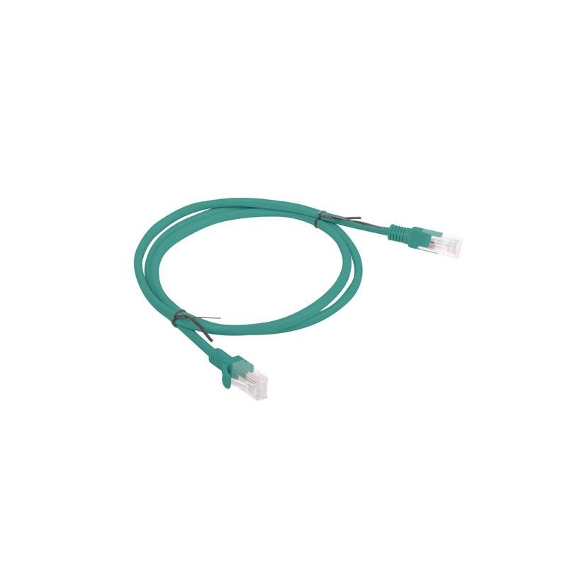 Patchcord kat. 5e UTP 1 m zielony PCU5-10CC-0100-G | PartsPC