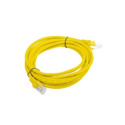 Patchcord Lanberg UTP kat.5e 3m żółty | PartsPC.pl