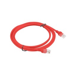 Patchcord kat. 5E UTP 2 m czerwony — PCU5-10CC-0200-R