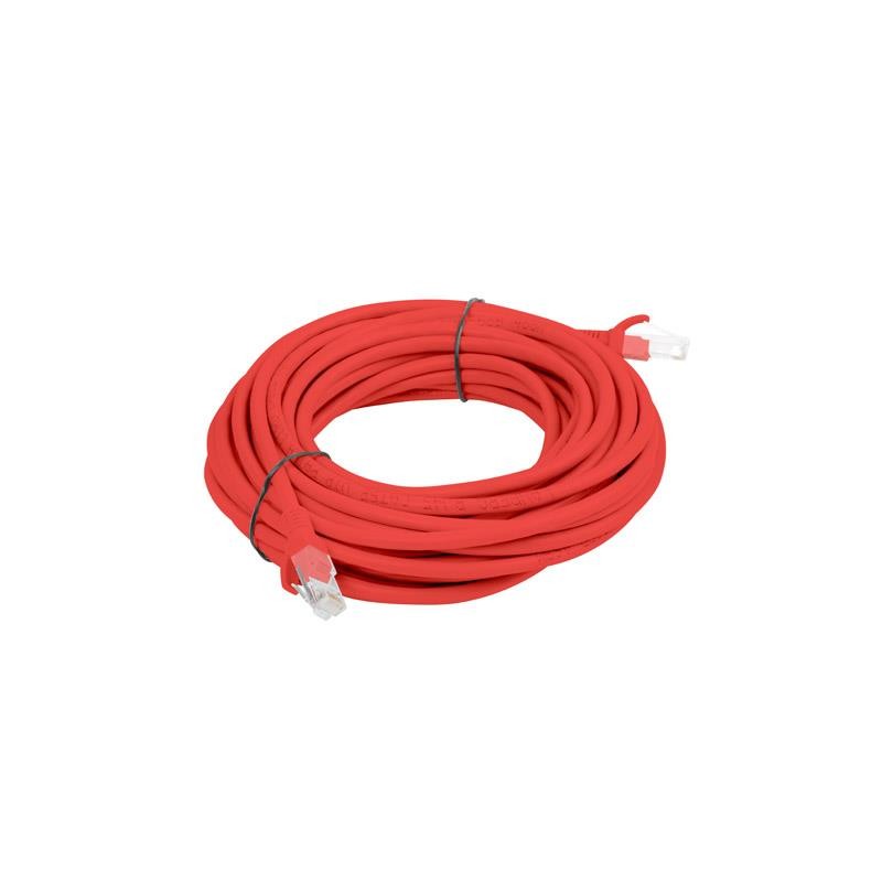 Patchcord Lanberg UTP kat.5e 5m czerwony | PartsPC.pl