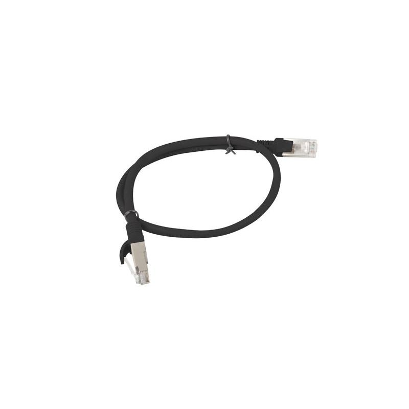 Patchcord Lanberg UTP kat.6 0,5m czarny | PartsPC.pl
