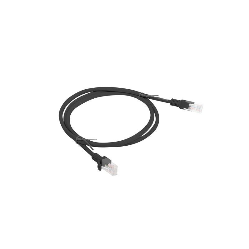 Patchcord Lanberg UTP kat.6 1m czarny | PartsPC.pl