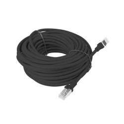 Patchcord kat. 6 UTP 15 m czarny PCU6-10CC-1500-BK | PartsPC