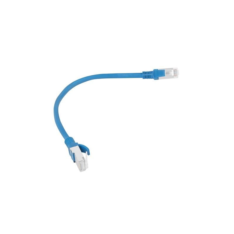 Patchcord Lanberg UTP kat.6 0,25m niebieski | PartsPC.pl
