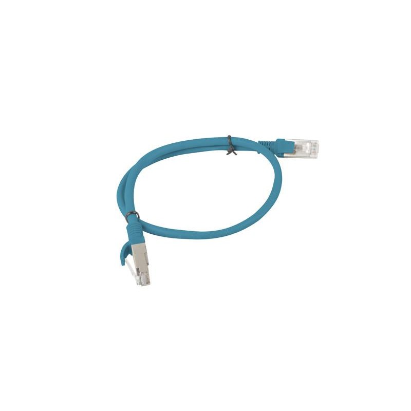 Patchcord Lanberg UTP kat.6 0,5m niebieski | PartsPC.pl