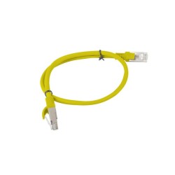 Patchcord Lanberg UTP kat.6 0,5m żółty | PartsPC.pl