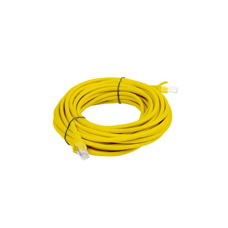 Lanberg PCU6-10CC-0500-Y — Patchcord kat. 6 UTP 5 m żółty