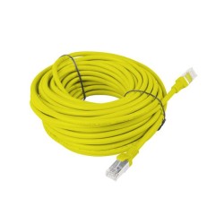Patchcord Lanberg UTP kat.6 15m żółty | PartsPC.pl