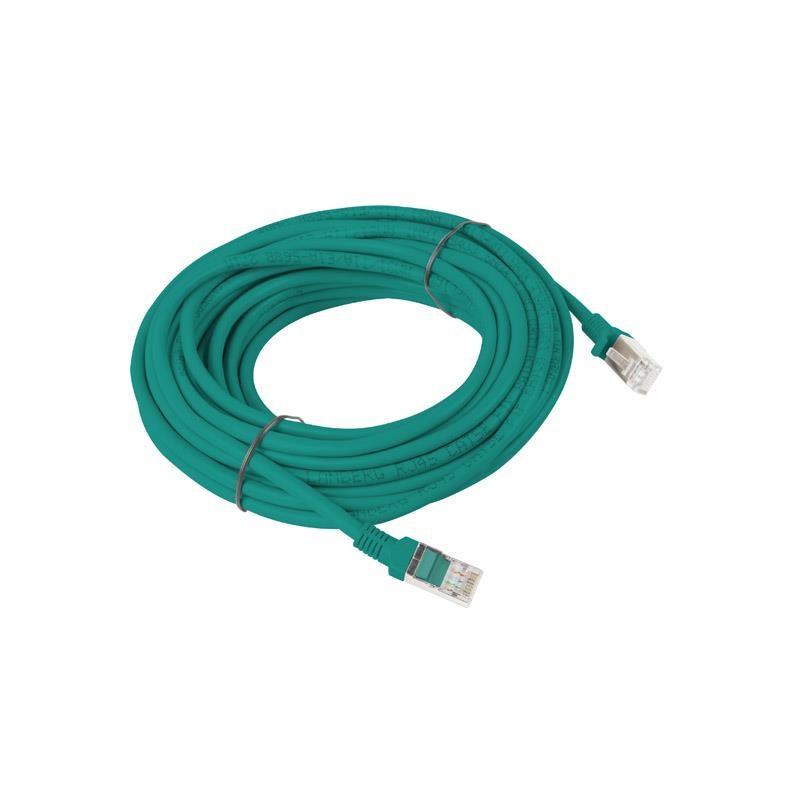 Patchcord Lanberg UTP kat.6 10m zielony | PartsPC.pl