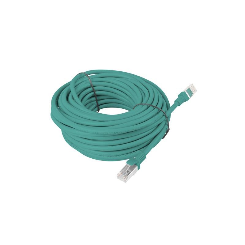 Lanberg PCU6-10CC-1500-G — Patchcord kat. 6 UTP 15 m zielony