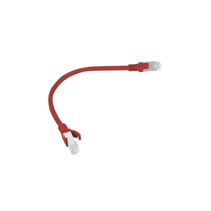 Patchcord Lanberg UTP kat.6 0,25m czerwony | PartsPC.pl