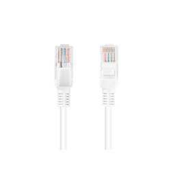 Patchcord kat. 5E UTP 0,25 m biały — PCU5-10CC-0025-W