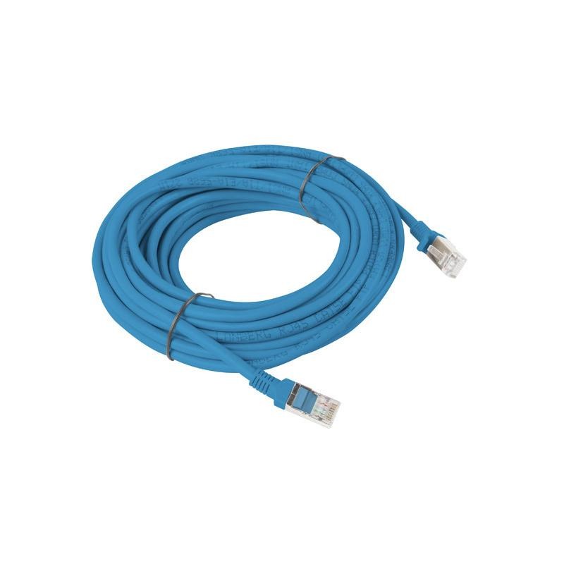 Patchcord Lanberg UTP kat.5e 30m niebieski fluke passed | PartsPC.pl