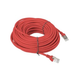 Patchcord Lanberg UTP kat.5e 30m czerwony fluke passed | PartsPC.pl