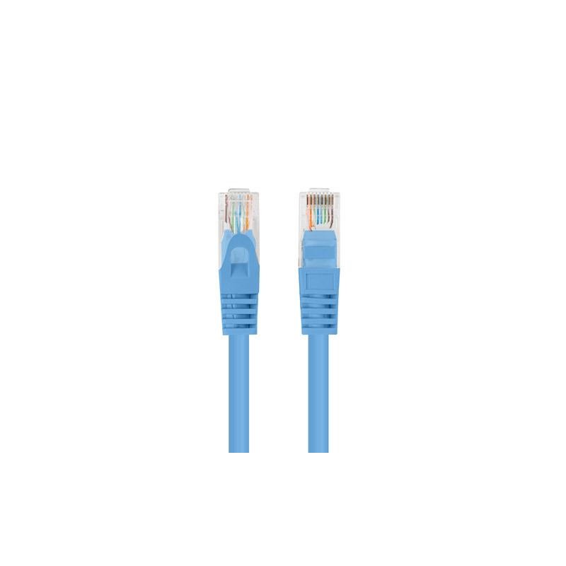 Patchcord Lanberg UTP kat.5e 1,5m niebieski 10-Pack | PartsPC.pl