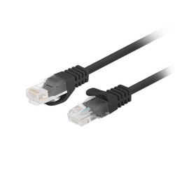 Patchcord Lanberg UTP kat.6 0,25m czarny 10-Pack | PartsPC.pl