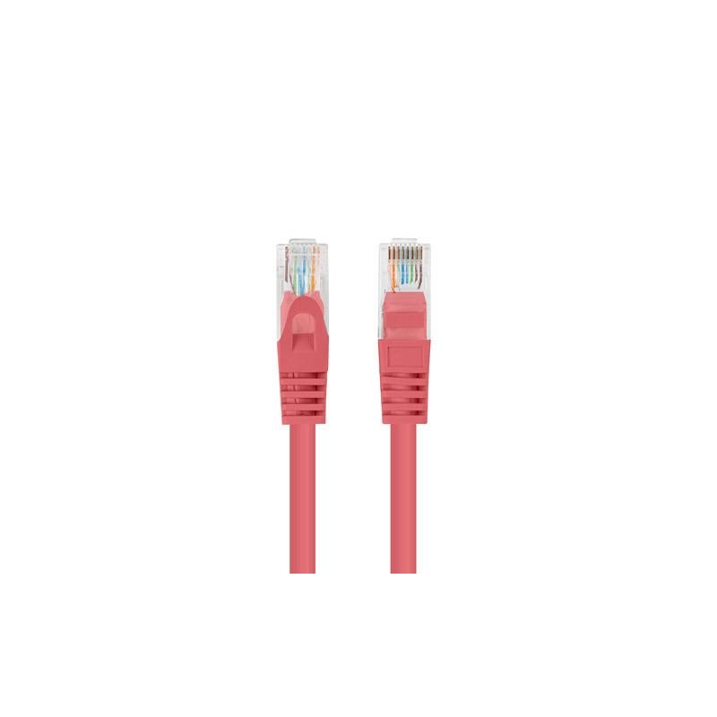 Patchcord kat. 5E UTP 7,5 m czerwony — PCU5-10CC-0750-R