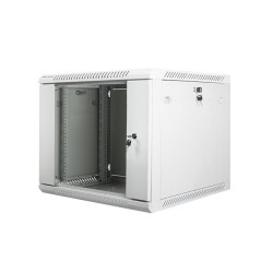 Szafa instalacyjna Rack wisząca 19" 9U 600x600 szara Lanberg… | PartsPC.pl