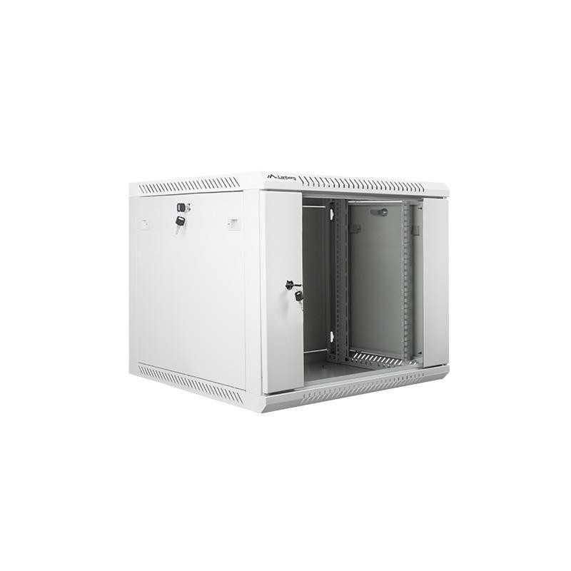 Szafa instalacyjna Rack wisząca 19" 9U 600x600 szara Lanberg… | PartsPC.pl