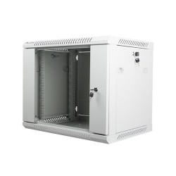 Szafa instalacyjna Rack wisząca 19" 9U 600x450 szara Lanberg… | PartsPC.pl
