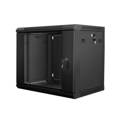 Szafa instalacyjna Rack wisząca 19" 9U 600x450 czarna Lanber… | PartsPC.pl