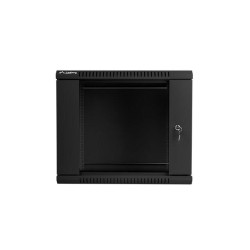 Szafa instalacyjna Rack wisząca 19" 9U 600x450 czarna Lanber… | PartsPC.pl