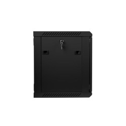 Szafa instalacyjna Rack wisząca 19" 9U 600x450 czarna Lanber… | PartsPC.pl