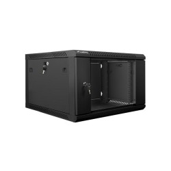 Szafa instalacyjna Rack wisząca 19" 6U 600x600 czarna Lanberg (flat pack)