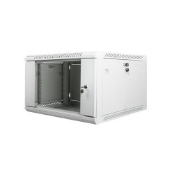 Szafa instalacyjna Rack wisząca 19" 6U 600x450 szara Lanberg… | PartsPC.pl