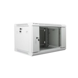 Szafa instalacyjna Rack wisząca 19" 6U 600x450 szara Lanberg… | PartsPC.pl