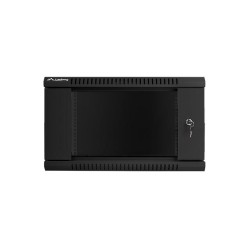 Szafa instalacyjna Rack wisząca 19" 6U 600x450 czarna Lanber… | PartsPC.pl