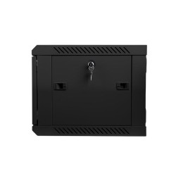 Szafa instalacyjna Rack wisząca 19" 6U 600x450 czarna Lanber… | PartsPC.pl