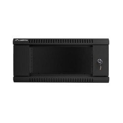 Szafa instalacyjna Rack wisząca 19" 4U 600x600 czarna Lanberg (flat pack)