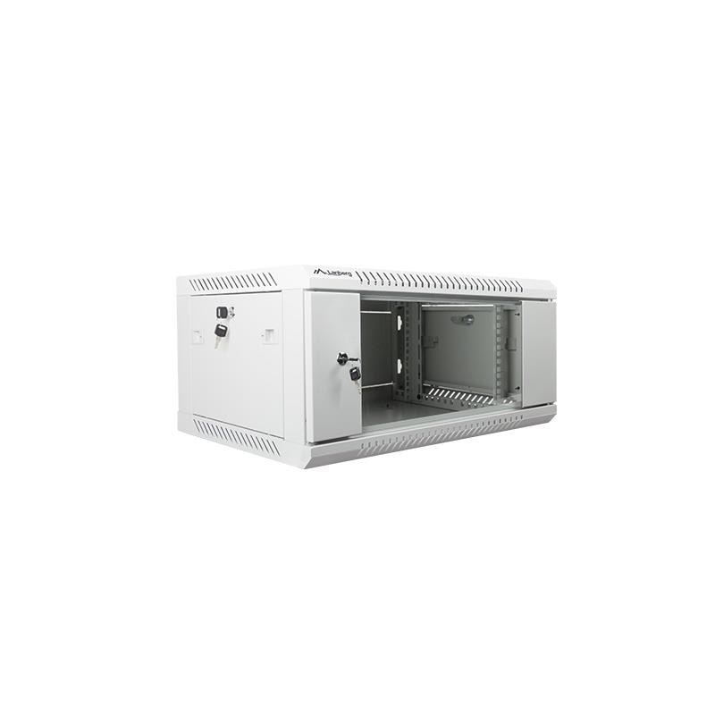 Szafa instalacyjna Rack wisząca 19" 4U 600x450 szara Lanberg… | PartsPC.pl