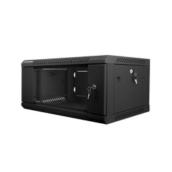 Szafa instalacyjna Rack wisząca 19" 4U 600x450 czarna Lanber… | PartsPC.pl