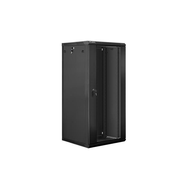 Szafa instalacyjna Rack wisząca 19" 27U 600x600 czarna Lanbe… | PartsPC.pl