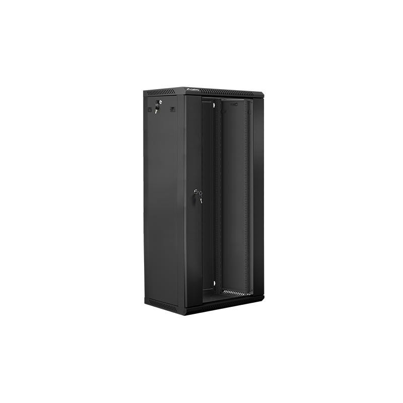 Szafa instalacyjna Rack wisząca 19" 27U 600x450 czarna Lanbe… | PartsPC.pl