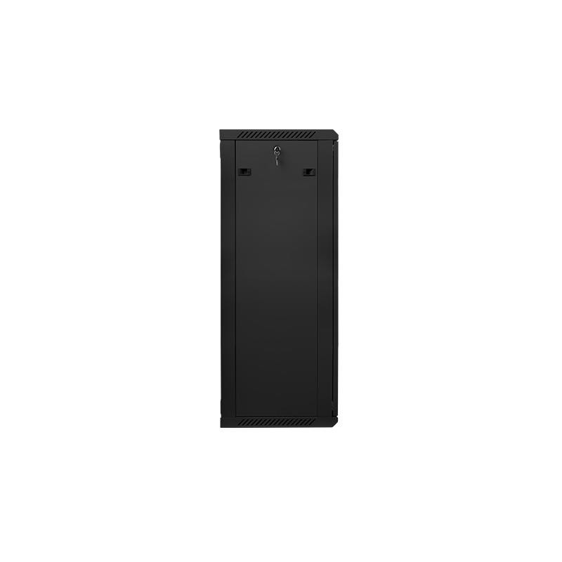 Szafa instalacyjna Rack wisząca 19" 27U 600x450 czarna Lanbe… | PartsPC.pl