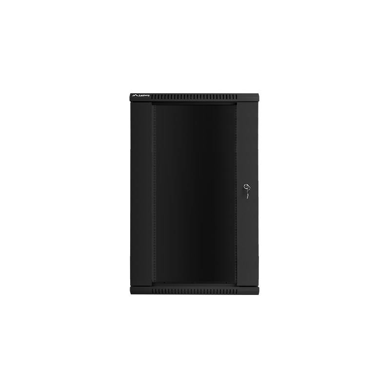 Szafa instalacyjna Rack wisząca 19" 22U 600x600 czarna Lanbe… | PartsPC.pl