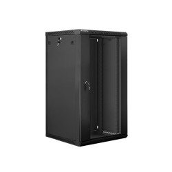 Szafa instalacyjna Rack wisząca 19" 22U 600x600 czarna Lanbe… | PartsPC.pl